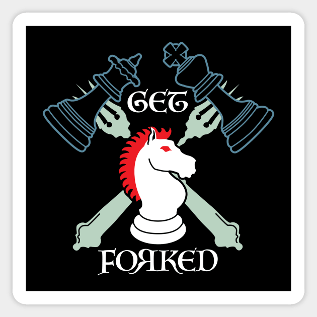 GET FORKED white wins REV Sticker by PeregrinusCreative